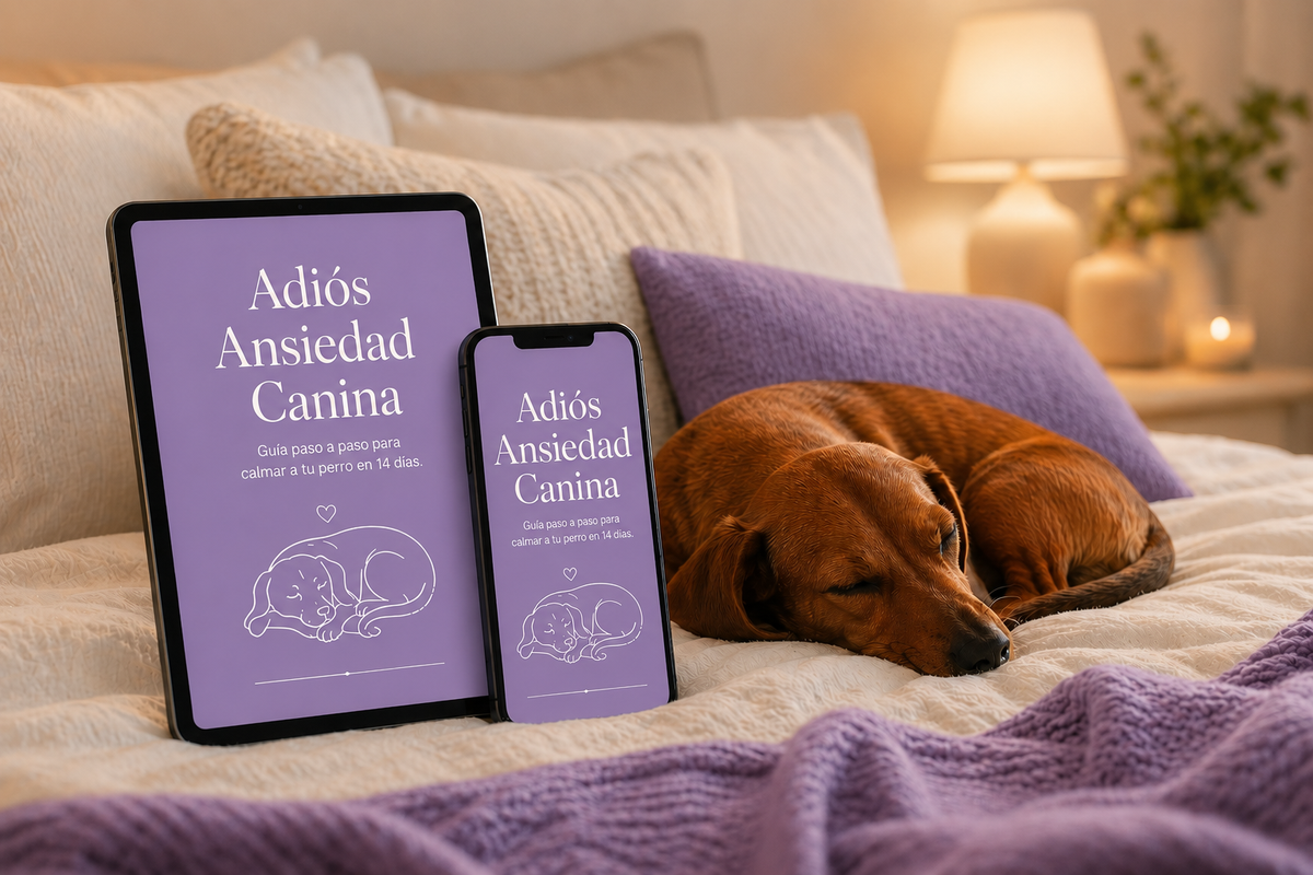 Guía Completa para Transformar la Ansiedad de tu Perro desde Casa+ 5 bonos exclusivos